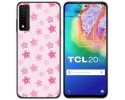 Funda Gel Tpu para TCL 20 5G diseño Flores Dibujos