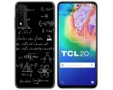 Funda Gel Tpu para TCL 20 5G diseño Formulas Dibujos