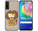 Funda Gel Tpu para TCL 20 5G diseño Leon Dibujos