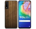 Funda Gel Tpu para TCL 20 5G diseño Madera Dibujos