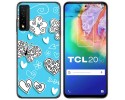 Funda Gel Tpu para TCL 20 5G diseño Mariposas Dibujos
