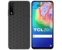 Funda Gel Tpu para TCL 20 5G diseño Metal Dibujos