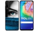 Funda Gel Tpu para TCL 20 5G diseño Ojo Dibujos