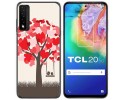 Funda Gel Tpu para TCL 20 5G diseño Pajaritos Dibujos