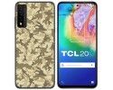Funda Gel Tpu para TCL 20 5G diseño Sand Camuflaje Dibujos