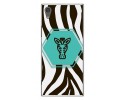 Funda Gel Tpu para Sony Xperia XA1 Diseño Cebra Dibujos