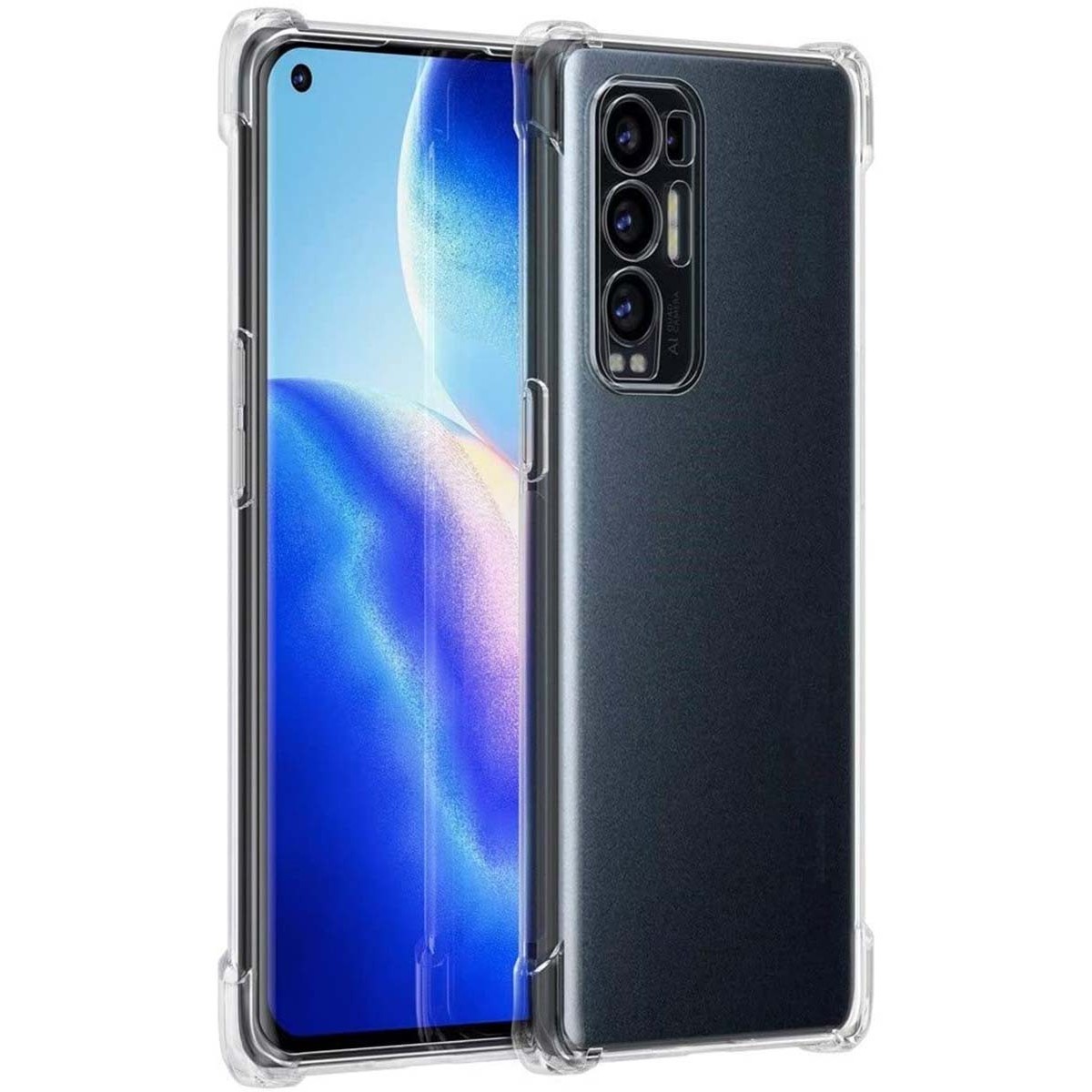 Funda Gel Tpu Anti-Shock Transparente para Oppo Find X3 Neo 5G