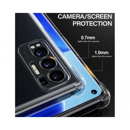 Funda Gel Tpu Anti-Shock Transparente para Oppo Find X3 Neo 5G