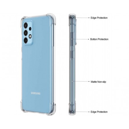 Funda Gel Tpu Anti-Shock Transparente para Samsung Galaxy A72