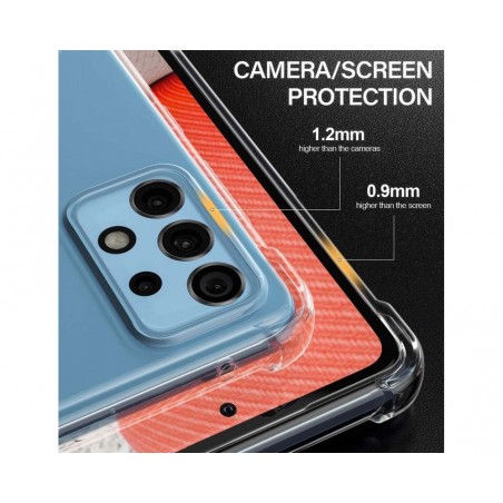Funda Gel Tpu Anti-Shock Transparente para Samsung Galaxy A72