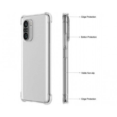 Funda Gel Tpu Anti-Shock Transparente para Xiaomi POCO F3 5G / Mi 11i 5G