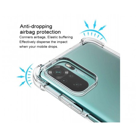 Funda Gel Tpu Anti-Shock Transparente para Xiaomi Redmi Note 10 / 10S