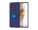 Funda Magnetica Soporte con Anillo Giratorio 360 para OnePlus 8 Pro Azul