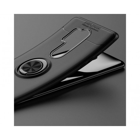 Funda Magnetica Soporte con Anillo Giratorio 360 para OnePlus 8 Pro Azul