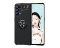 Funda Magnetica Soporte con Anillo Giratorio 360 para Oppo Find X3 Lite 5G Negra