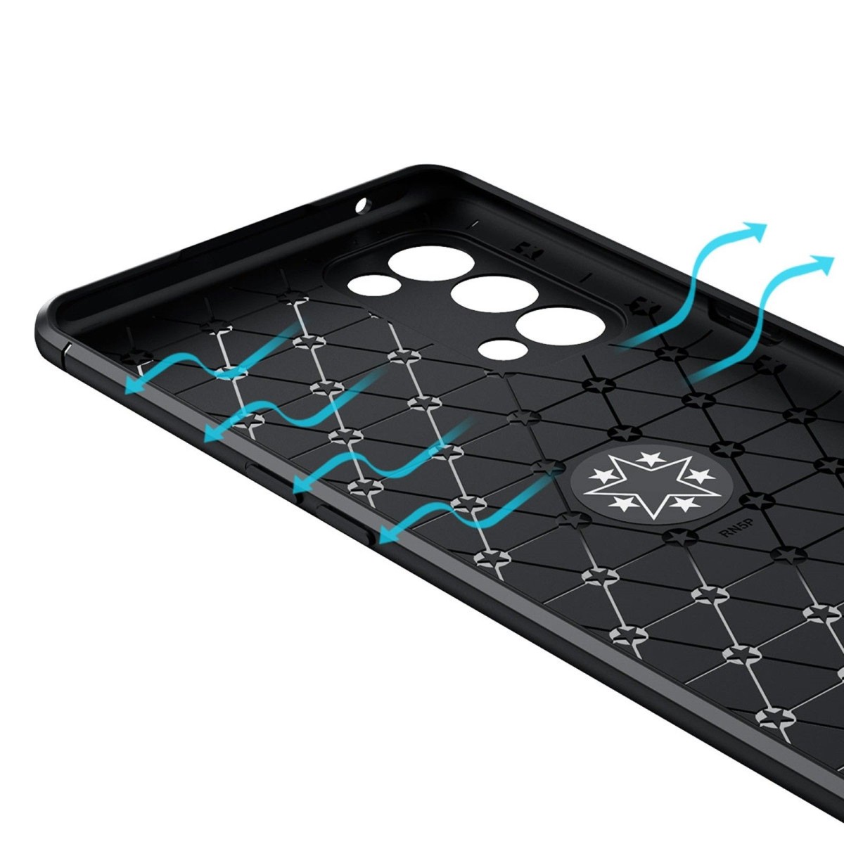 Funda Magnetica Soporte con Anillo Giratorio 360 para Oppo Find X3 Lite 5G Negra