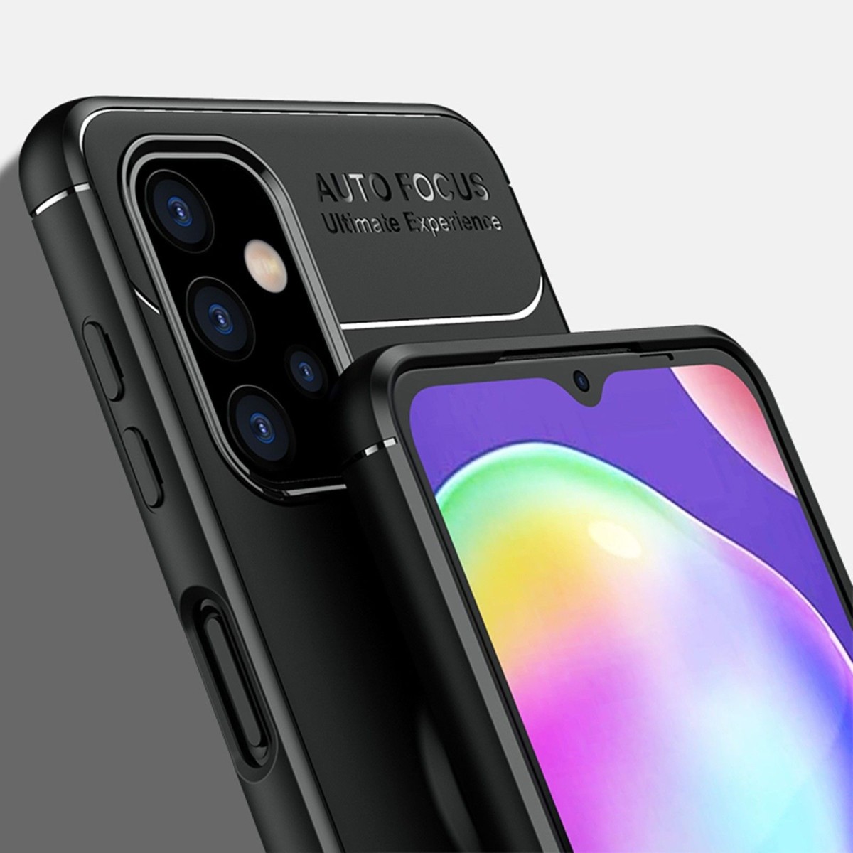 Funda Magnetica Soporte con Anillo Giratorio 360 para Samsung Galaxy A32 4G Roja