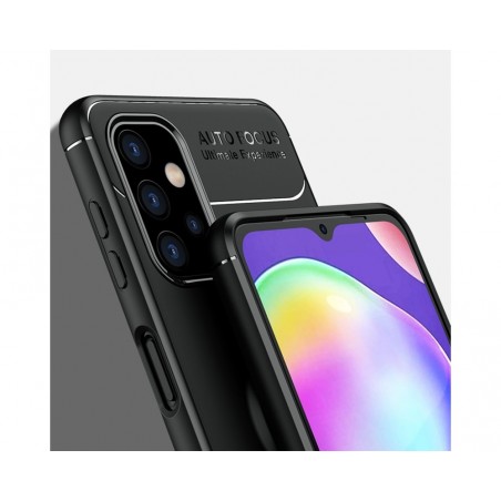 Funda Magnetica Soporte con Anillo Giratorio 360 para Samsung Galaxy A32 4G Roja