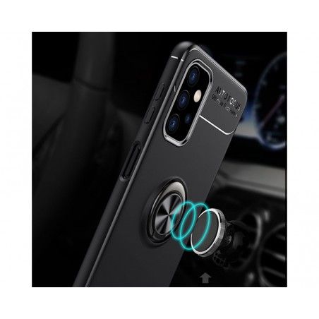 Funda Magnetica Soporte con Anillo Giratorio 360 para Samsung Galaxy A32 4G Roja