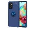 Funda Magnetica Soporte con Anillo Giratorio 360 para Samsung Galaxy A72 Azul