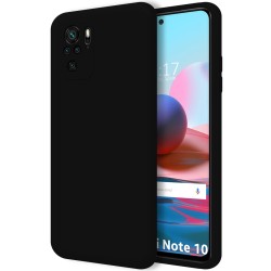 Funda Silicona Líquida Ultra Suave para Xiaomi Redmi Note 10 / 10S color Negra