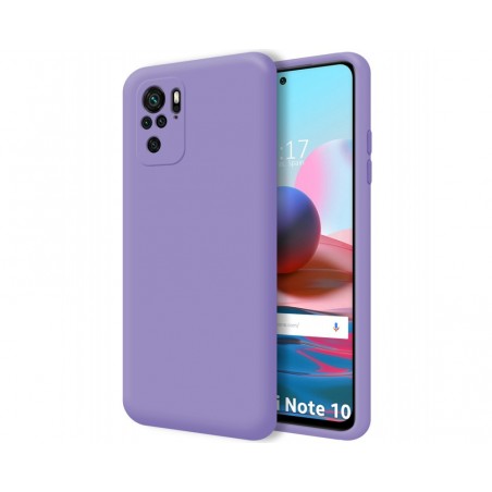 Funda Silicona Líquida Ultra Suave para Xiaomi Redmi Note 10 / 10S color Morada