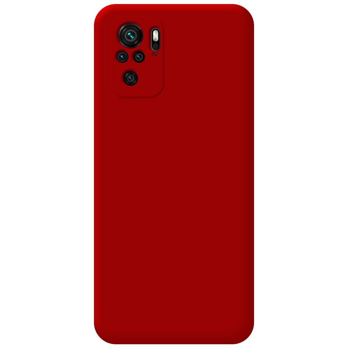Funda Silicona Líquida Ultra Suave para Xiaomi Redmi Note 10 / 10S color Roja
