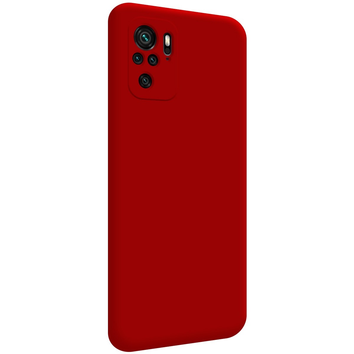 Funda Silicona Líquida Ultra Suave para Xiaomi Redmi Note 10 / 10S color Roja