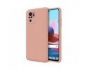 Funda Silicona Líquida Ultra Suave para Xiaomi Redmi Note 10 / 10S color Rosa