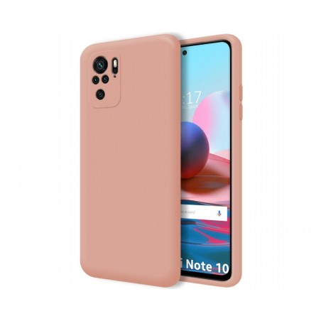 Funda Silicona Líquida Ultra Suave para Xiaomi Redmi Note 10 / 10S color Rosa