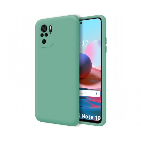 Funda Silicona Líquida Ultra Suave para Xiaomi Redmi Note 10 / 10S color Verde