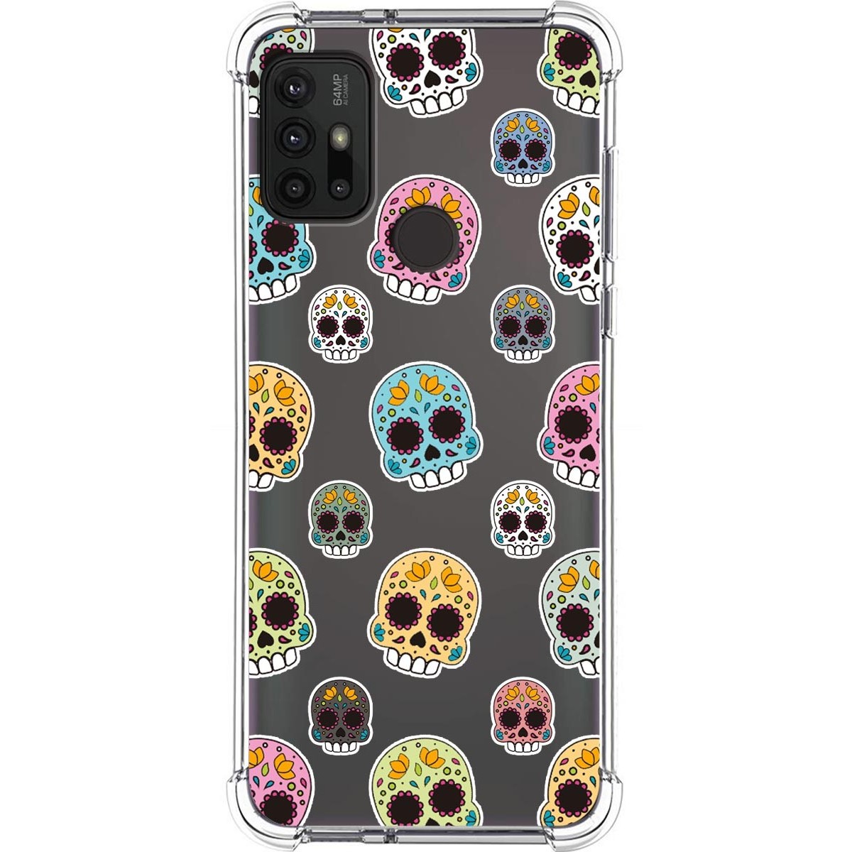 Funda Silicona Antigolpes para Motorola Moto G10 / G20 / G30 diseño Catrina Dibujos