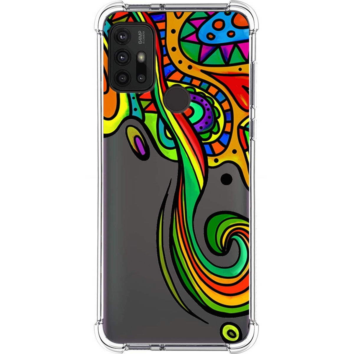 Funda Silicona Antigolpes para Motorola Moto G10 / G20 / G30 diseño Colores Dibujos