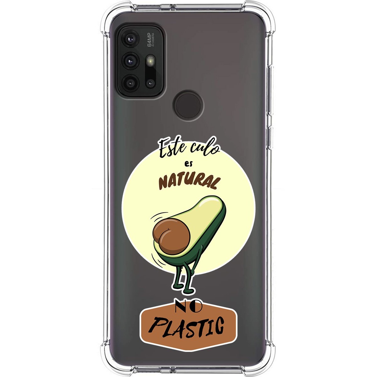 Funda Silicona Antigolpes para Motorola Moto G10 / G20 / G30 diseño Culo Natural Dibujos