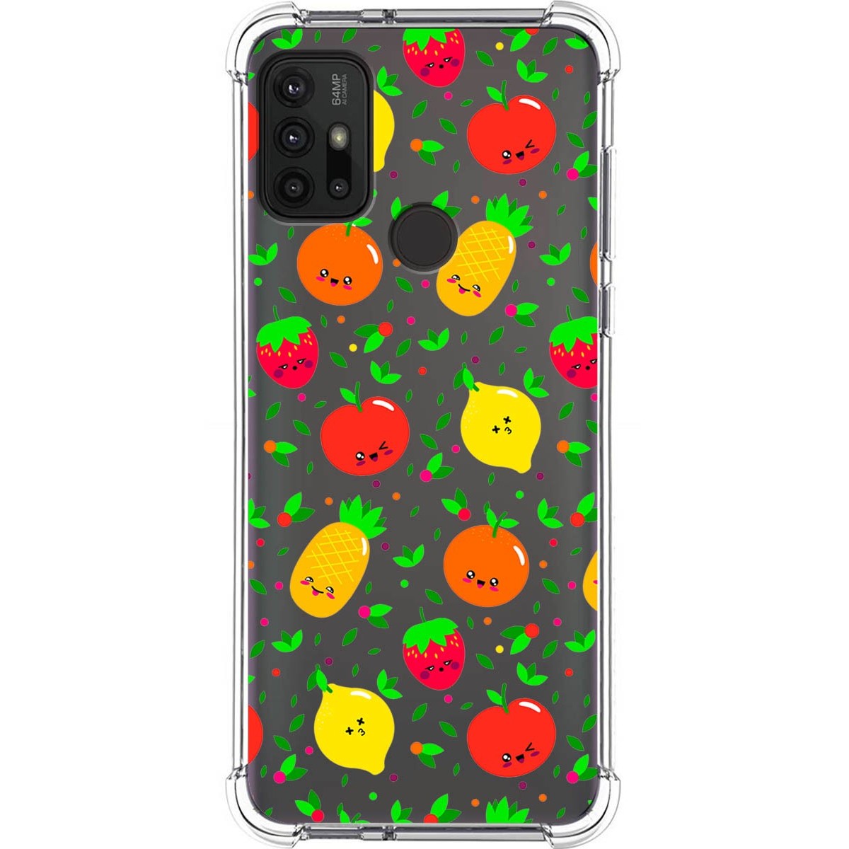 Funda Silicona Antigolpes para Motorola Moto G10 / G20 / G30 diseño Frutas 01 Dibujos