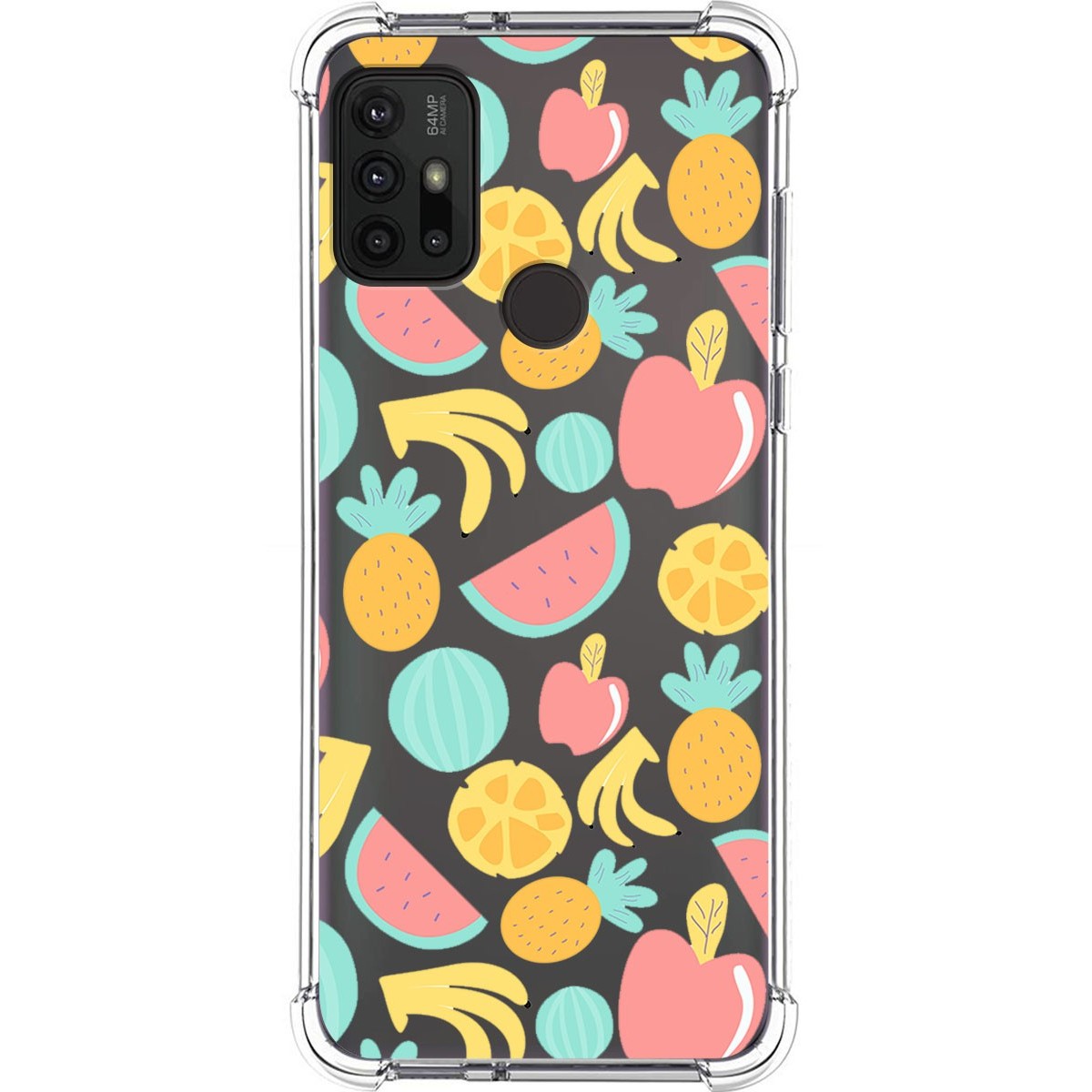 Funda Silicona Antigolpes para Motorola Moto G10 / G20 / G30 diseño Frutas 02 Dibujos