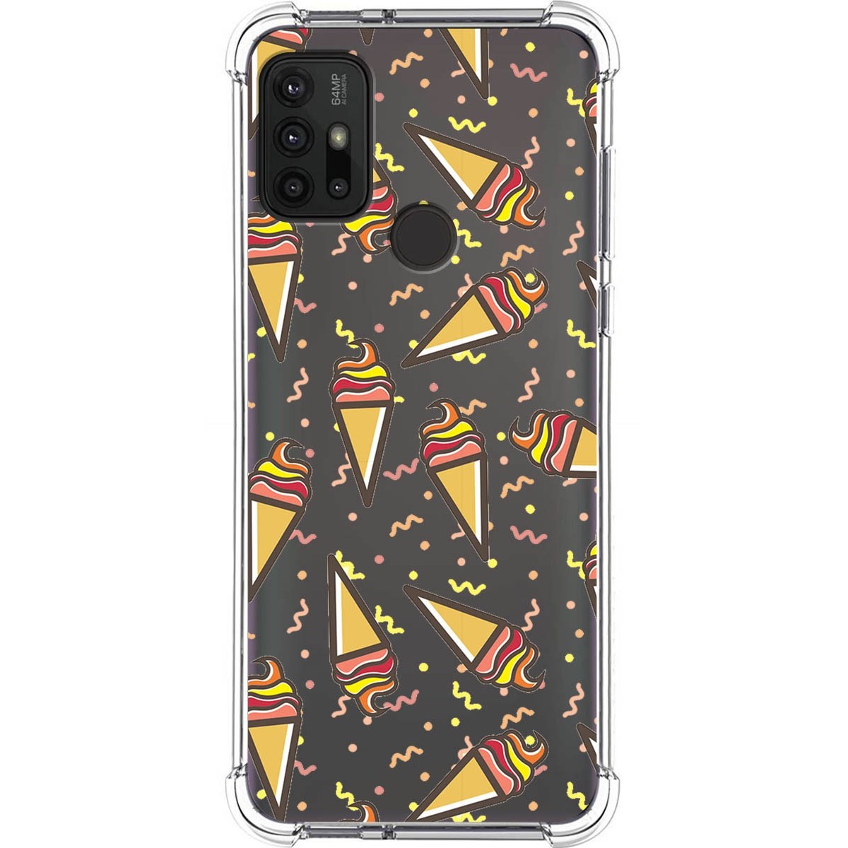Funda Silicona Antigolpes para Motorola Moto G10 / G20 / G30 diseño Helados Dibujos