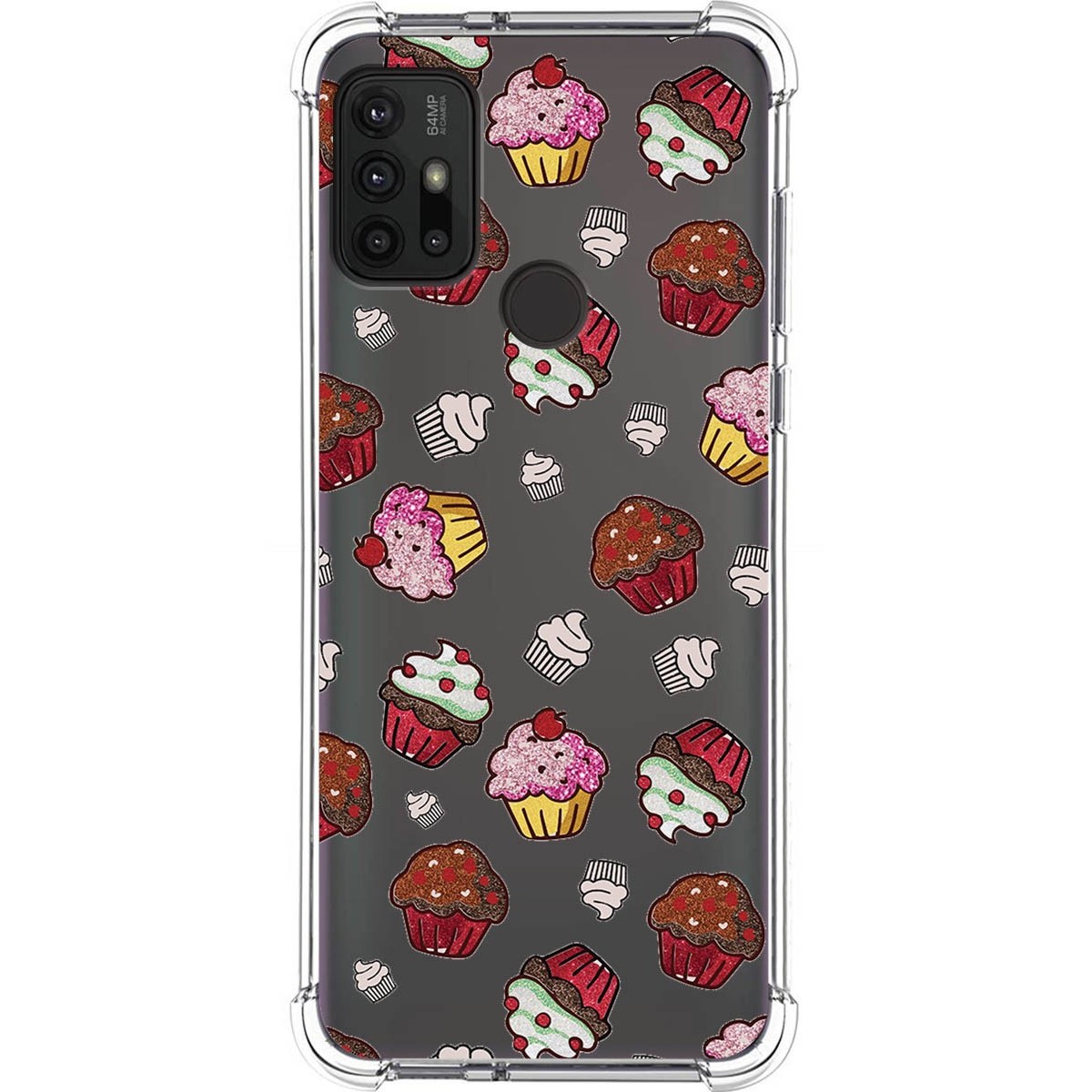 Funda Silicona Antigolpes para Motorola Moto G10 / G20 / G30 diseño Muffins Dibujos
