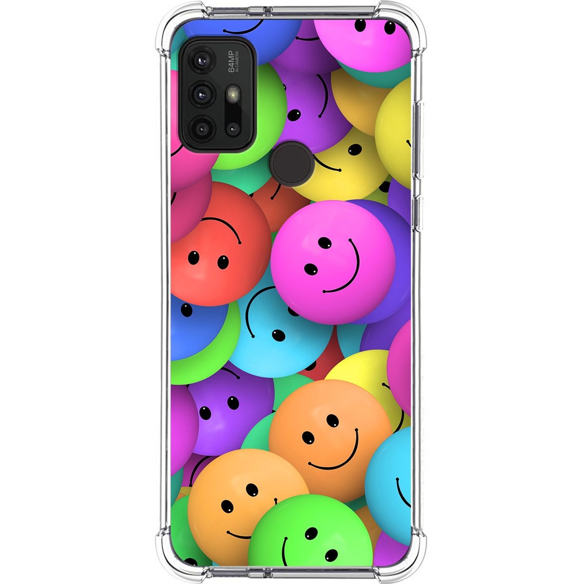 Funda Silicona Antigolpes para Motorola Moto G10 / G20 / G30 diseño Smile Dibujos