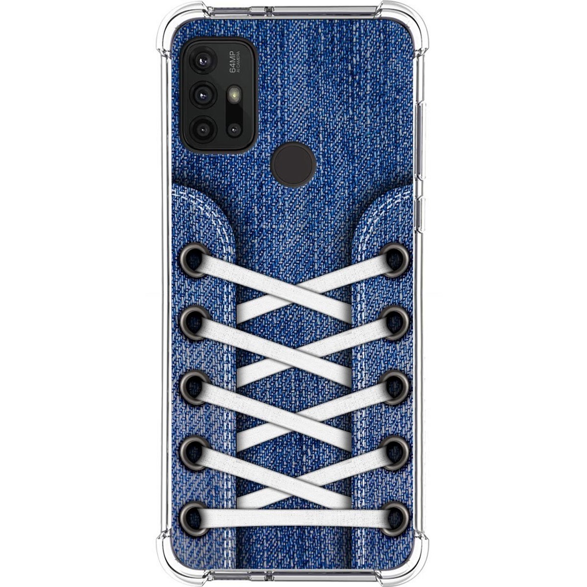 Funda Silicona Antigolpes para Motorola Moto G10 / G20 / G30 diseño Zapatillas 01 Dibujos