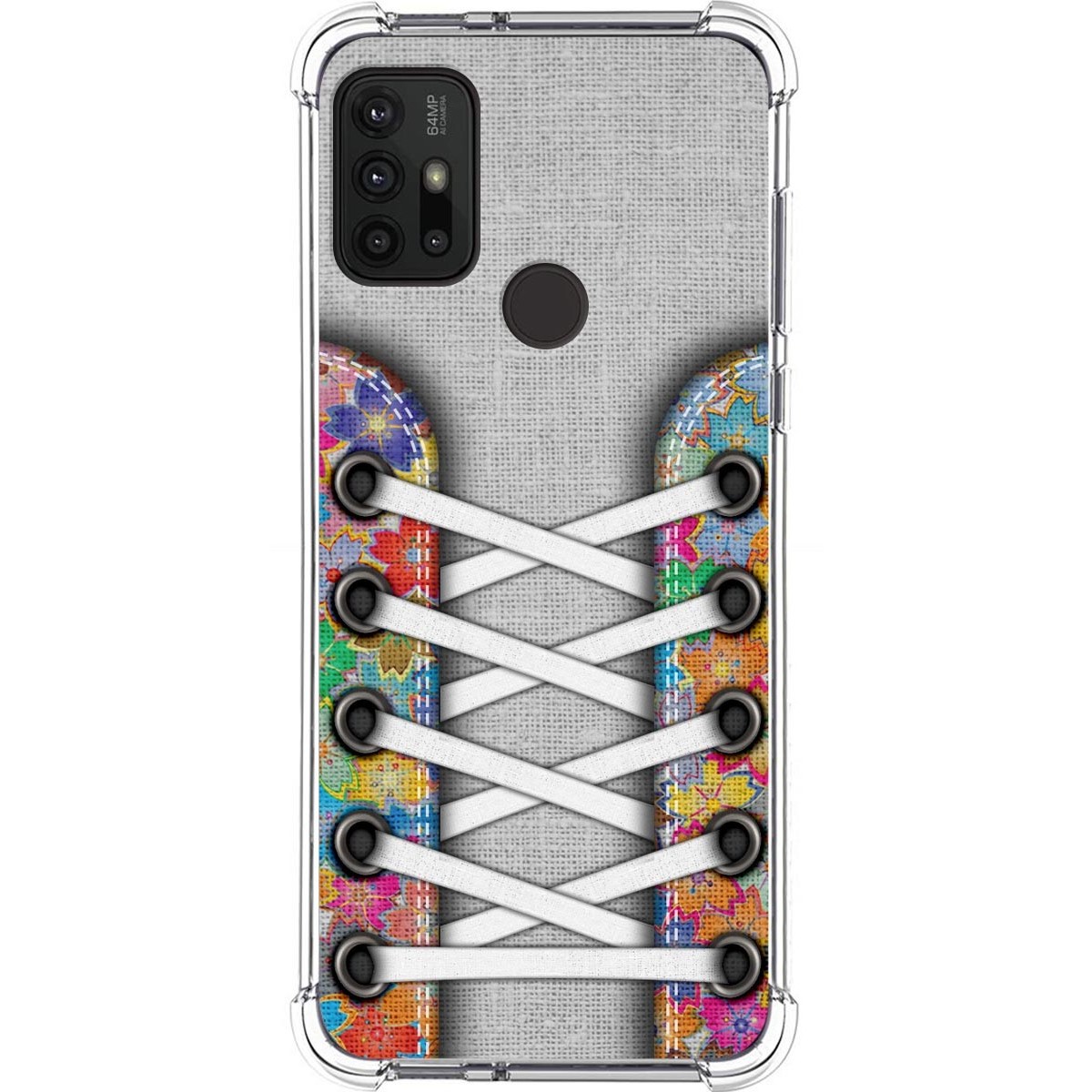 Funda Silicona Antigolpes para Motorola Moto G10 / G20 / G30 diseño Zapatillas 04 Dibujos