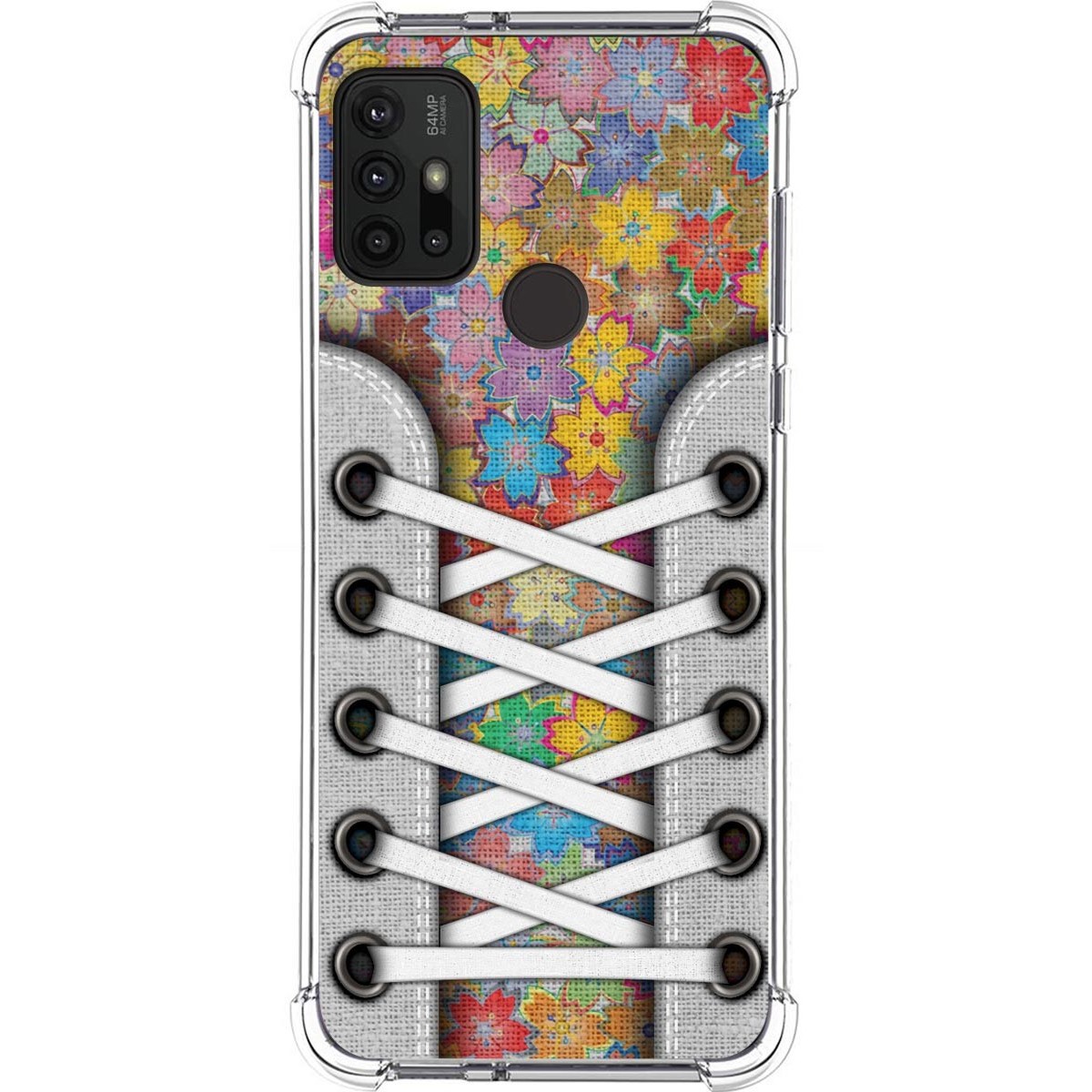 Funda Silicona Antigolpes para Motorola Moto G10 / G20 / G30 diseño Zapatillas 05 Dibujos