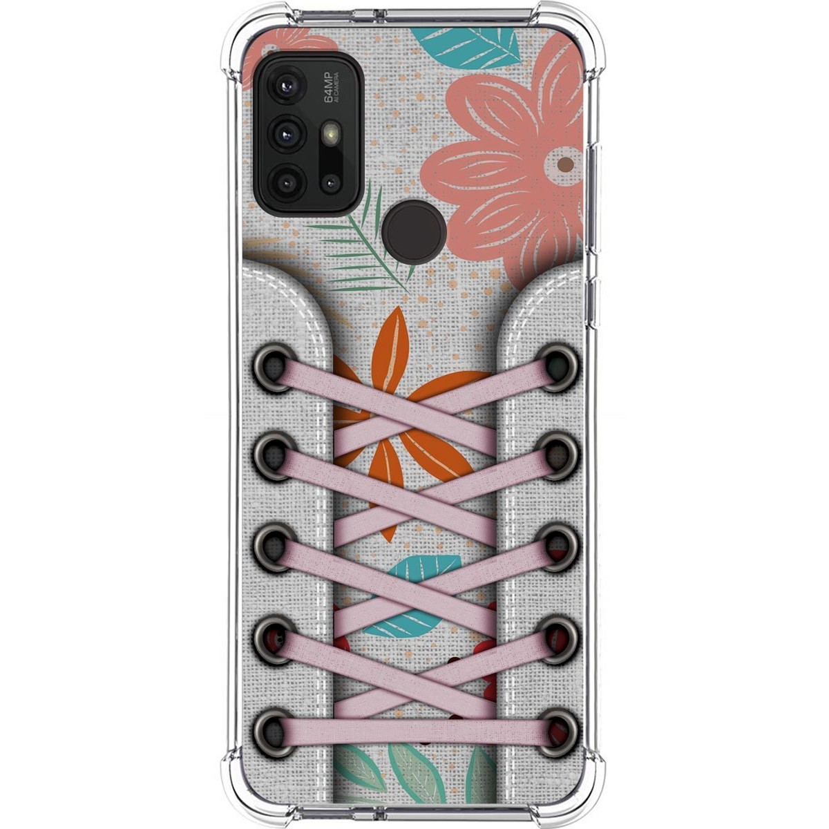 Funda Silicona Antigolpes para Motorola Moto G10 / G20 / G30 diseño Zapatillas 09 Dibujos