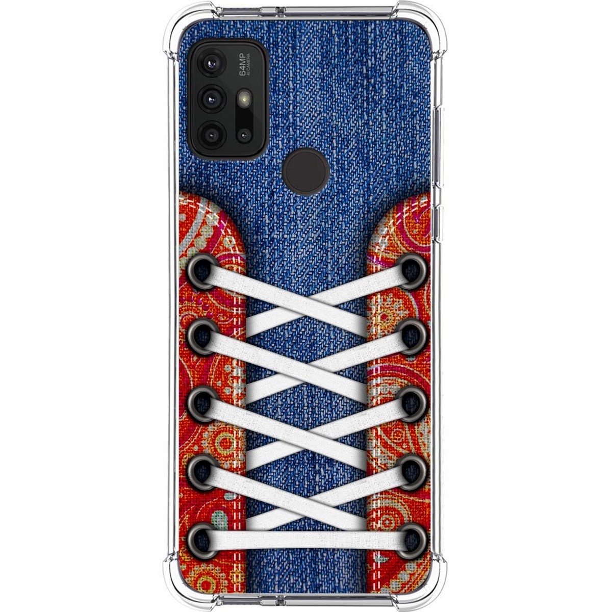 Funda Silicona Antigolpes para Motorola Moto G10 / G20 / G30 diseño Zapatillas 11 Dibujos