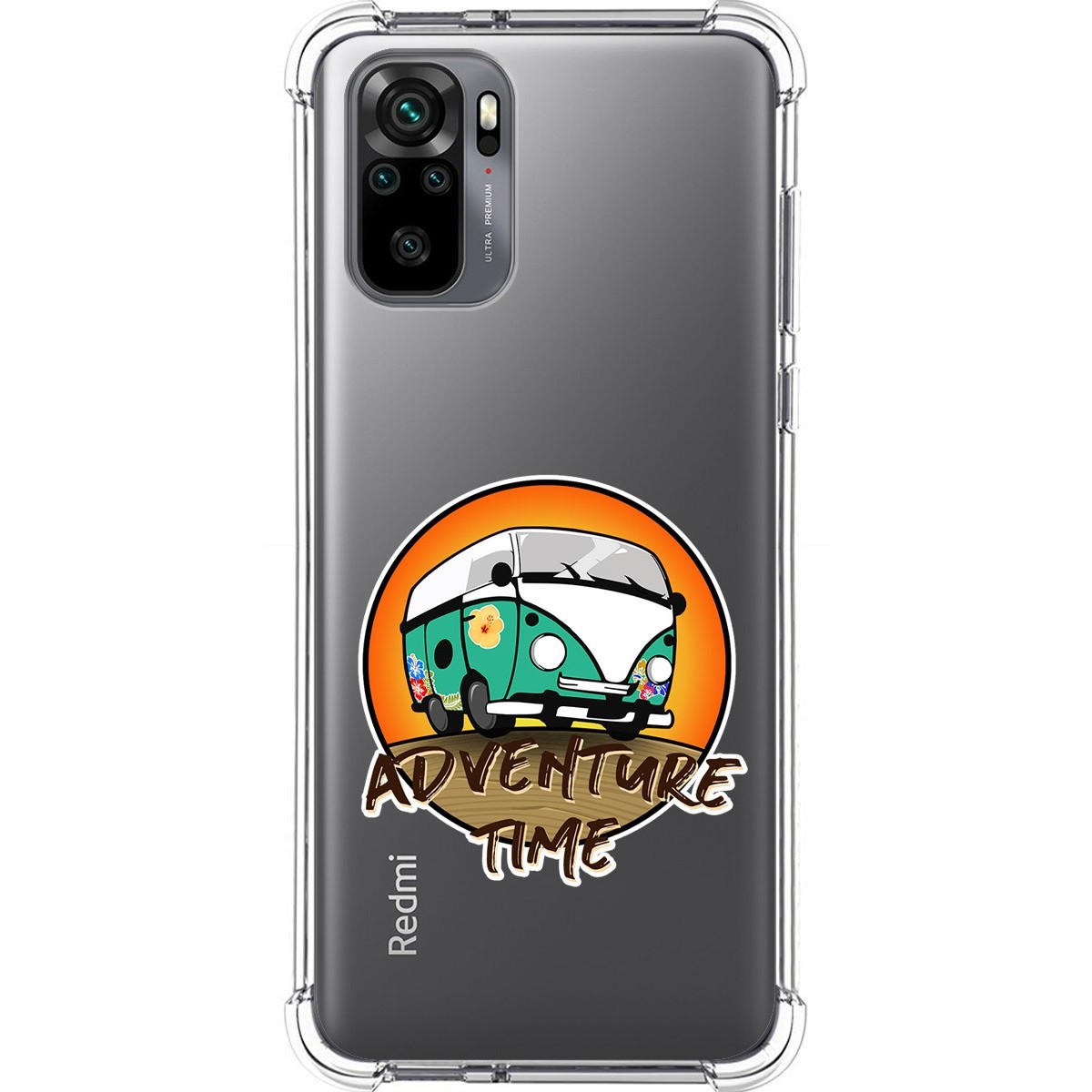 Funda Silicona Antigolpes para Xiaomi Redmi Note 10 / 10S diseño Adventure Time Dibujos