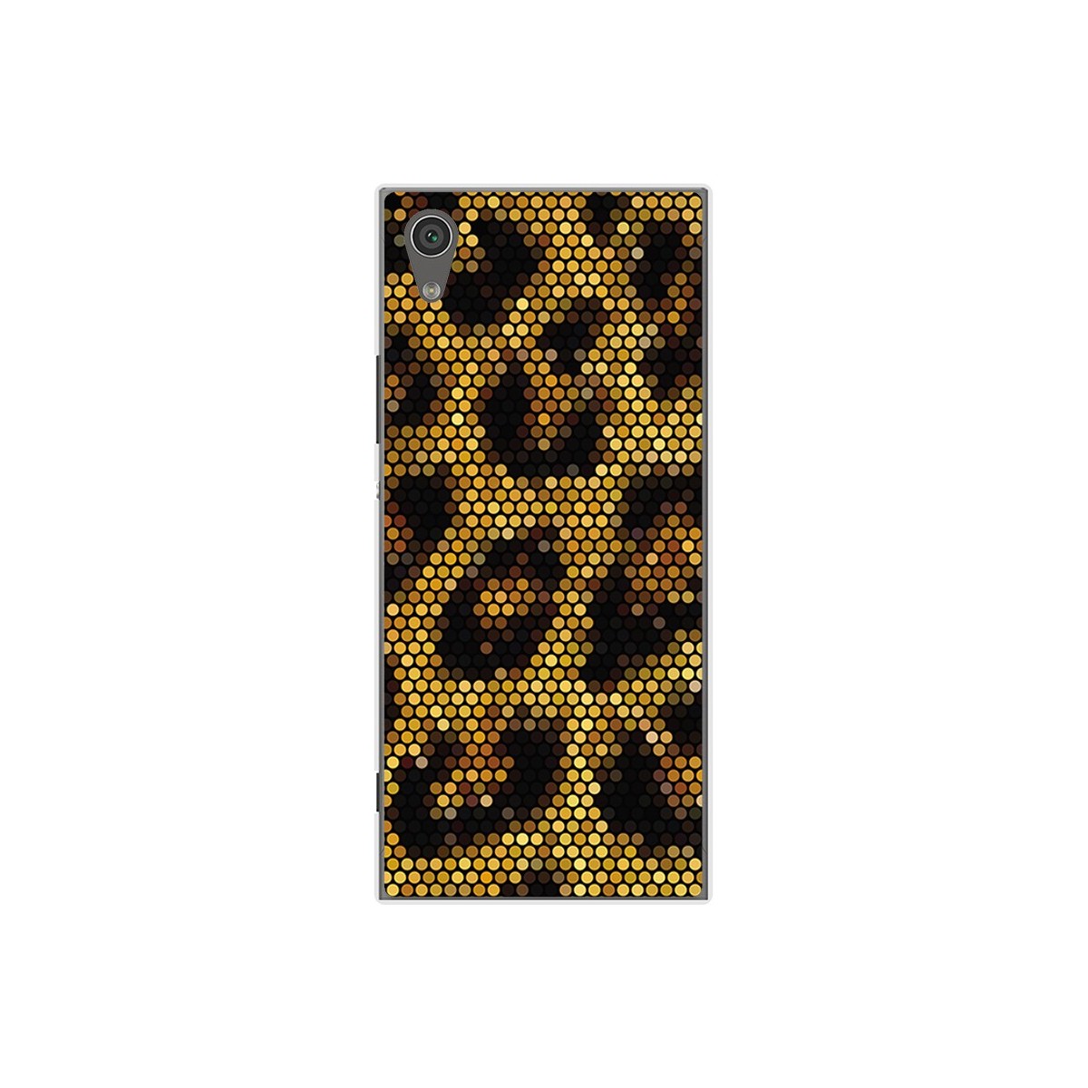 Funda Gel Tpu para Sony Xperia XA1 Diseño Leopardo Dibujos