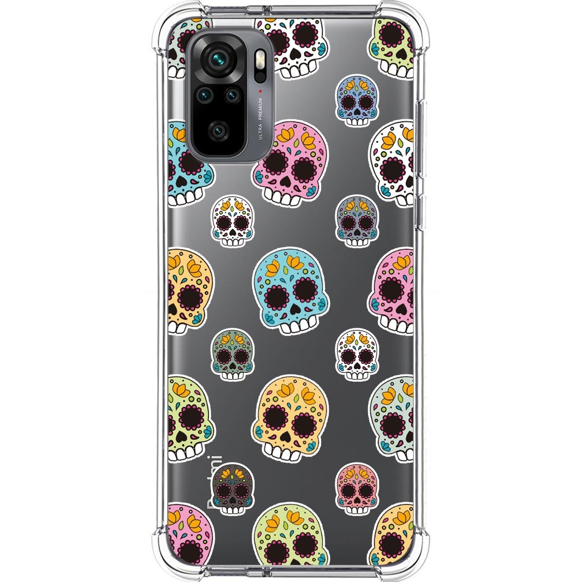 Funda Silicona Antigolpes para Xiaomi Redmi Note 10 / 10S diseño Catrina Dibujos