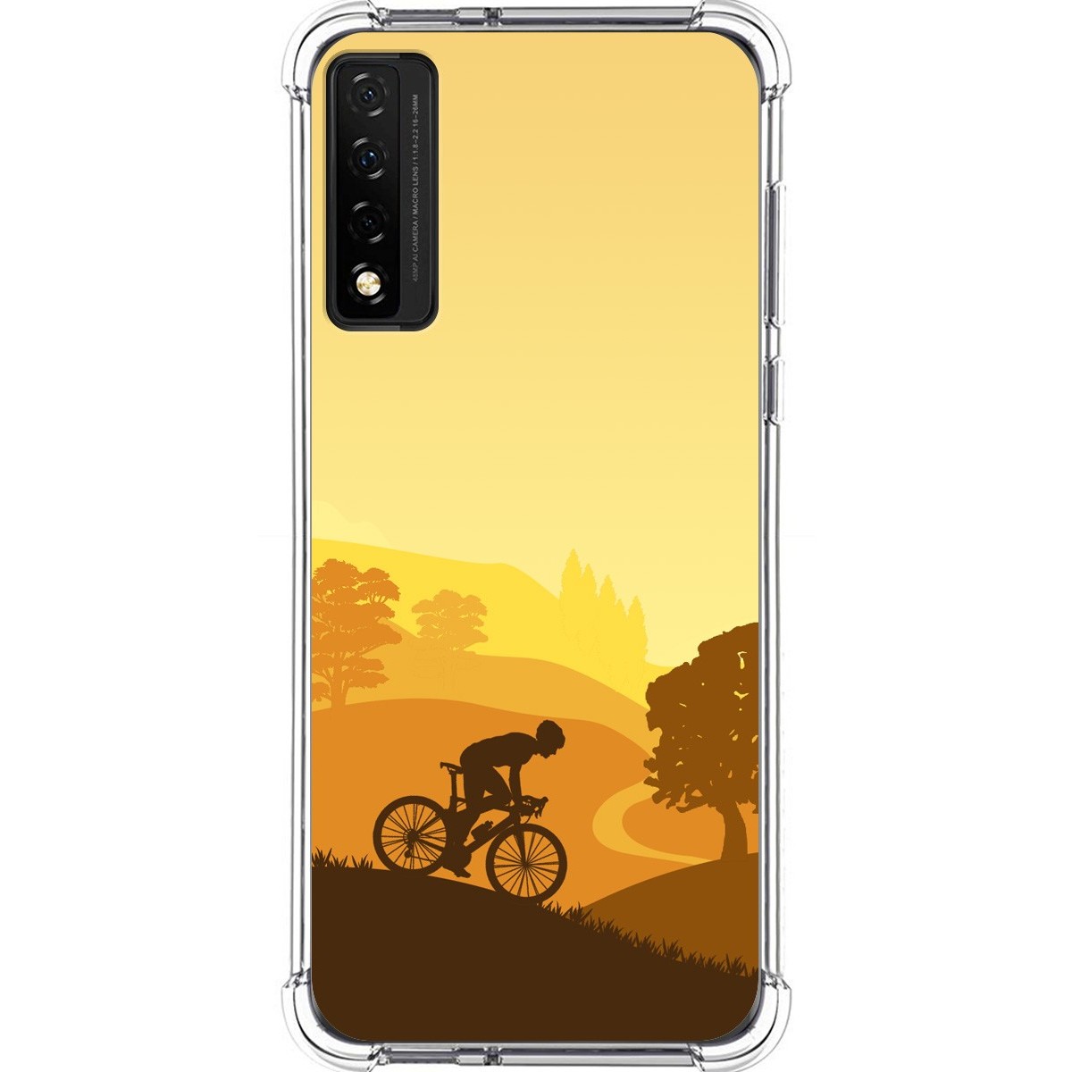 Funda Silicona Antigolpes para Xiaomi Redmi Note 10 / 10S diseño Ciclista Dibujos