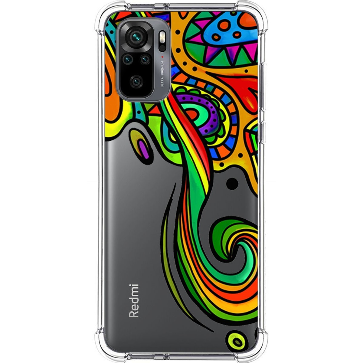 Funda Silicona Antigolpes para Xiaomi Redmi Note 10 / 10S diseño Colores Dibujos