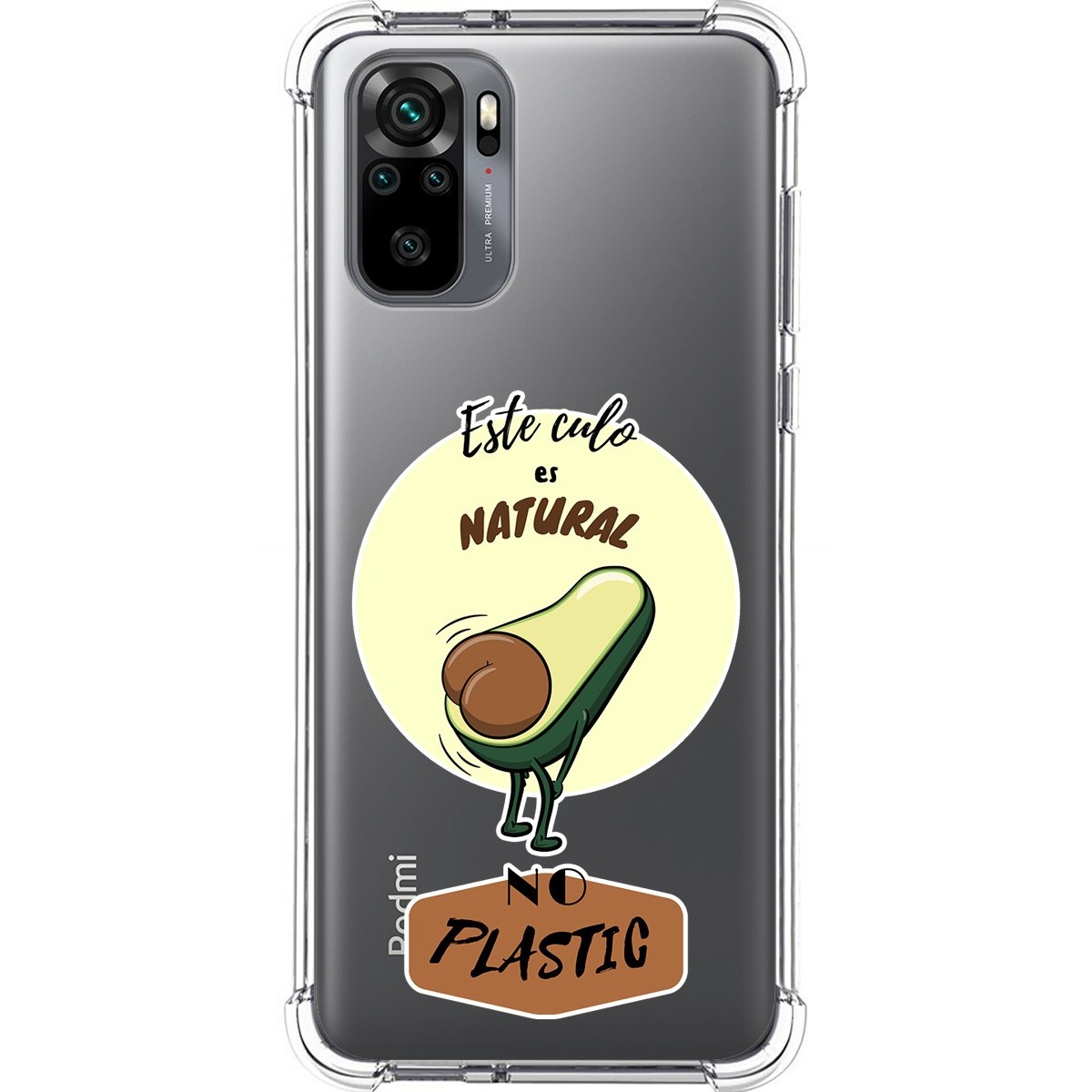 Funda Silicona Antigolpes para Xiaomi Redmi Note 10 / 10S diseño Culo Natural Dibujos